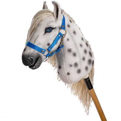 Halter for hobby horses, Blue, size M