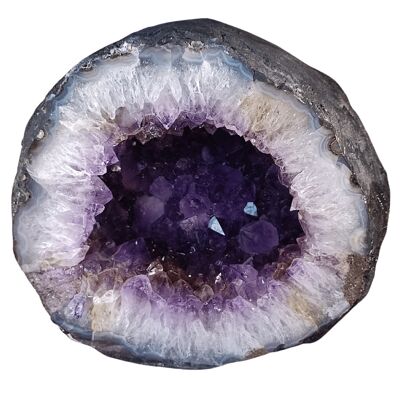 Geschenkidee Seltene einzigartige runde Amethyst-Geode Uruguay 4,9 kg (Nachladen)