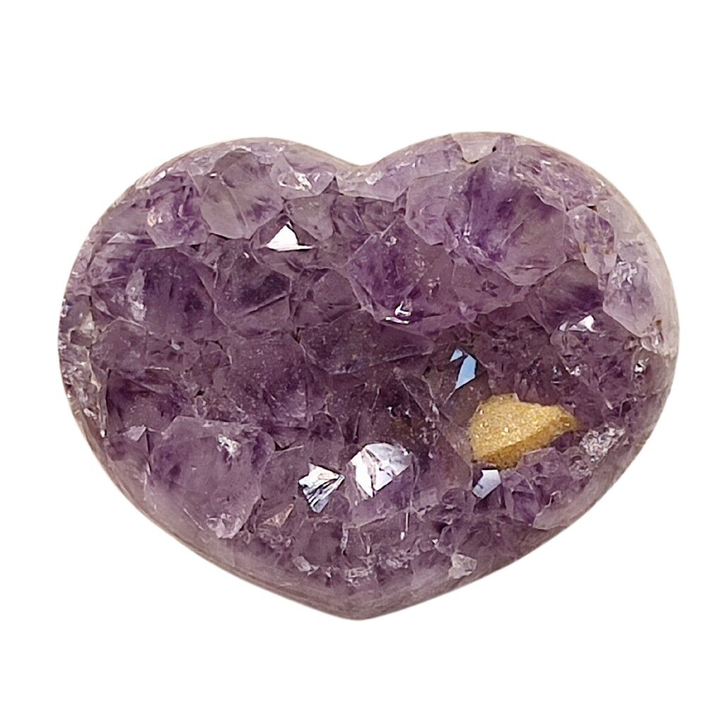 Gift Idea Uruguay Amethyst Heart Geode Unique Piece - Medium