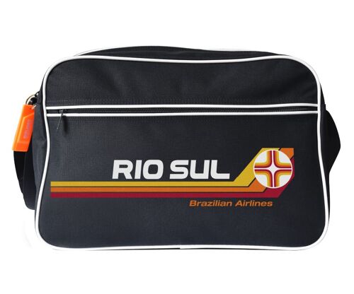 Rio Sul Brazilian Airlines sac messenger noir
