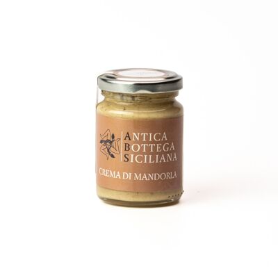 Sweet spreadable cream of Sicilian almonds - 100 g