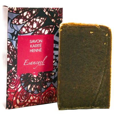 Shea Soap - with Henna powder - Cold Saponified - 100ml