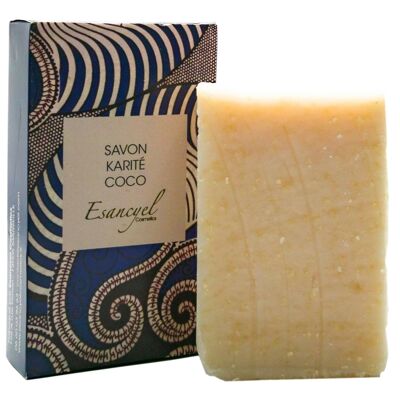 Exfoliating Coconut Soap with Coconut Pulp - Cold Saponified - 100ml