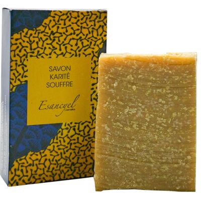 Shea soap, sulfur - Cold saponified - 100 ml