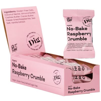 No-Bake Raspberry Crumble