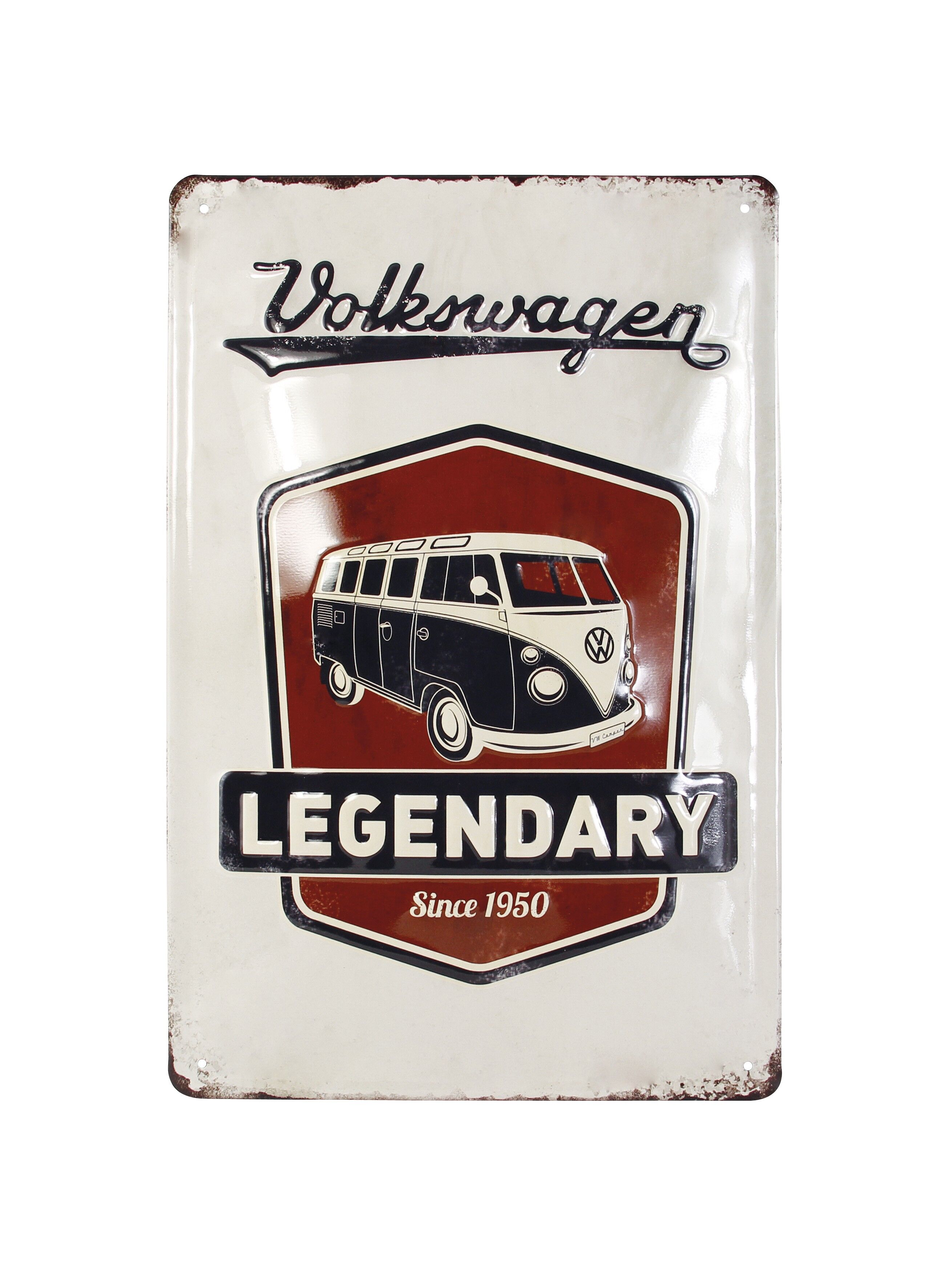 VOLKSWAGEN BUS VW T1 Bus Blechschild 20x30cm - Leggendario