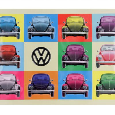 VOLKSWAGEN VW Coccinelle Signe de métal 30x20cm - Multicolore