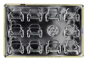 VOLKSWAGEN VW Coccinelle Signe de métal 30x20cm - Multicolore 2
