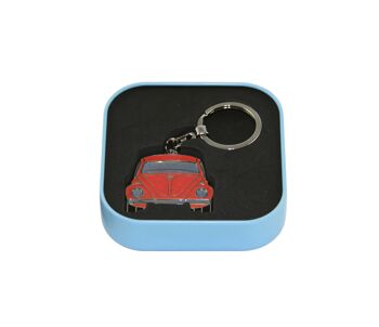 VOLKSWAGEN VW Coccinelle Porte-clés dans boîte cadeau - rouge 3
