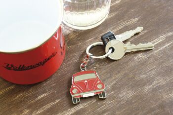 VOLKSWAGEN VW Coccinelle Porte-clés dans boîte cadeau - rouge 8