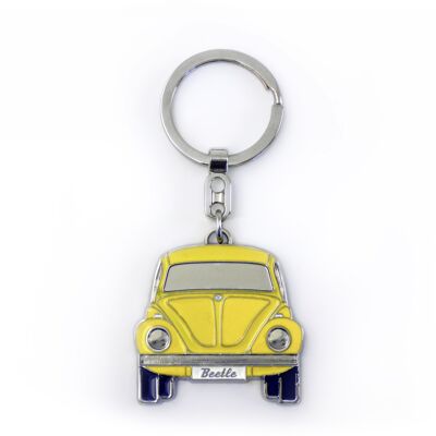VOLKSWAGEN VW Coccinelle Porte-clés dans boîte cadeau - jaune