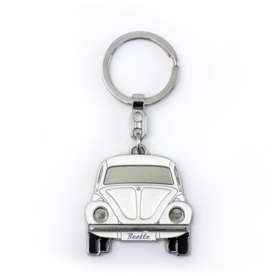 VOLKSWAGEN VW Beetle Portachiavi in confezione regalo - bianco