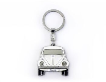 VOLKSWAGEN VW Coccinelle Porte-clés dans boîte cadeau - blanc 1