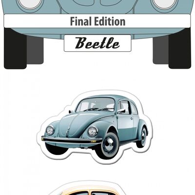 VOLKSWAGEN VW Beetle Magnets, 3 pieces - Final