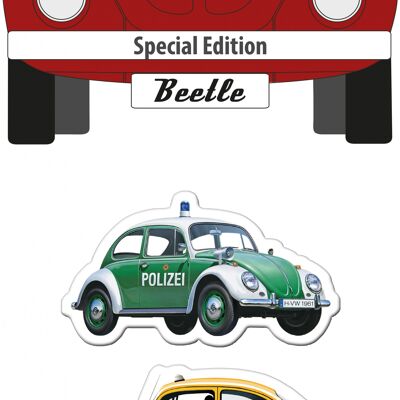 VOLKSWAGEN VW Beetle Magnets, 3 pieces - Special