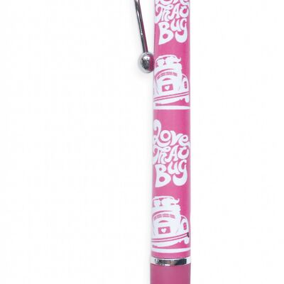 VOLKSWAGEN VW Beetle Ballpoint pen with pendent - pink