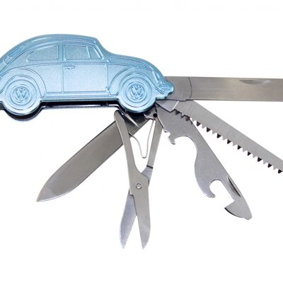 Coltello tascabile VOLKSWAGEN VW Beetle 3D in confezione regalo - blu
