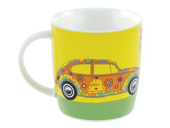 VOLKSWAGEN VW Coccinelle Mug à café 370ml - Flower 3