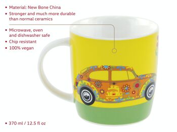 VOLKSWAGEN VW Coccinelle Mug à café 370ml - Flower 5