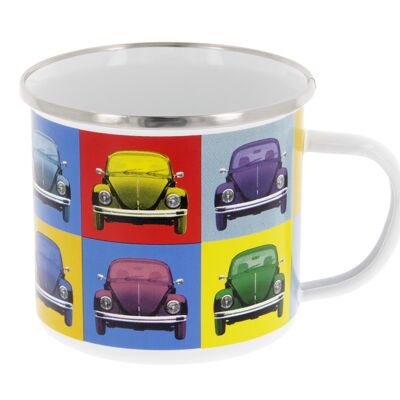 VOLKSWAGEN VW Beetle Enamel Mug 500ml - Multicolor