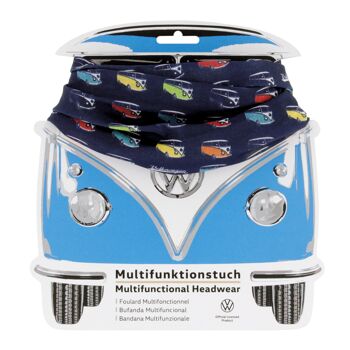 VOLKSWAGEN BUS VW T1 Combi Foulard Tubulaire - Parade/bleu 3