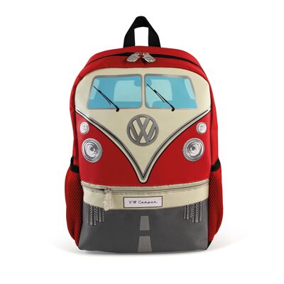 VOLKSWAGEN BUS VW T1 Bus Small Backpack - red