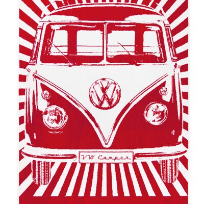 VOLKSWAGEN BUS VW T1 Beach Towel - red