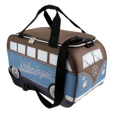 VOLKSWAGEN BUS VW T1 Bus Kühltasche (25 l) - petrolblau/braun