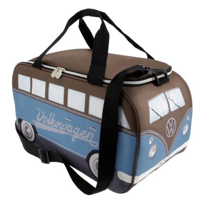 VOLKSWAGEN BUS VW T1 Bus Kühltasche (25 l) - petrol blue/braun