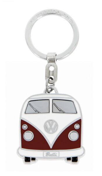 VOLKSWAGEN BUS VW T1 Combi Porte-clés dans boîte cadeau - rouge 1