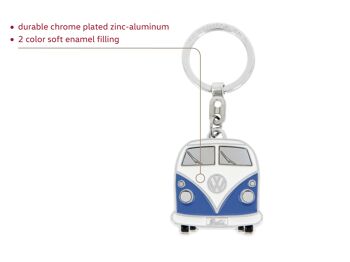 VOLKSWAGEN BUS VW T1 Bus Schlüsselanhänger in Geschenkbox - blau 3
