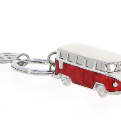 Portachiavi VOLKSWAGEN BUS VW T1 Bus 3D - rosso