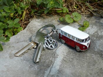 VOLKSWAGEN BUS VW T1 Combi 3D Porte-clés - rouge 8
