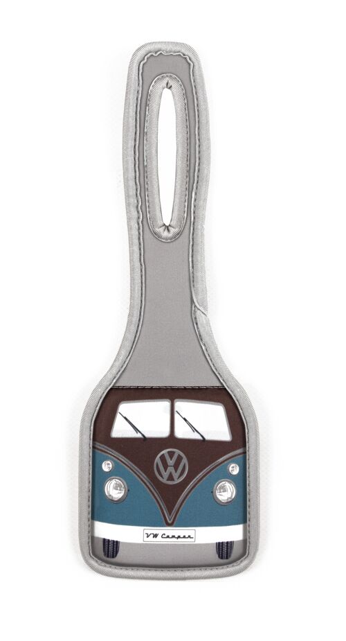 VOLKSWAGEN BUS Étiquette de bagage VW T1 Combi – couleur essence/marron