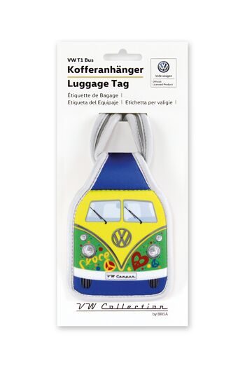 VOLKSWAGEN BUS Étiquette de bagage VW T1 Combi – Paix 3
