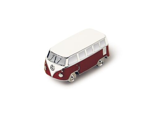 VOLKSWAGEN BUS VW T1 Combi 3D Aimant de Modèle Mini dans boîte cadeau - rouge