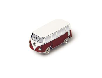 VOLKSWAGEN BUS VW T1 Combi 3D Aimant de Modèle Mini dans boîte cadeau - rouge 1