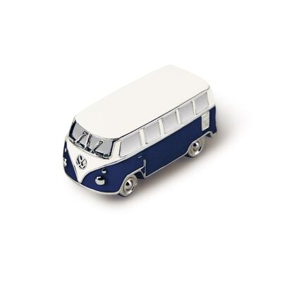 VOLKSWAGEN BUS VW T1 Bus 3D Mini Model Magnet in gift box - blue