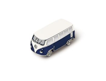 VOLKSWAGEN BUS VW T1 Combi 3D Aimant de Modèle Mini dans boîte cadeau - bleu 1
