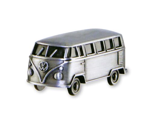 VOLKSWAGEN BUS VW T1 Combi 3D Aimant de Modèle Mini dans boîte cadeau - antique argentine