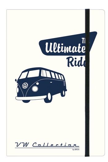 VOLKSWAGEN BUS VW T1 Kombi carnet de notes, format DIN A5, ligné  - The Ultimate Ride 2