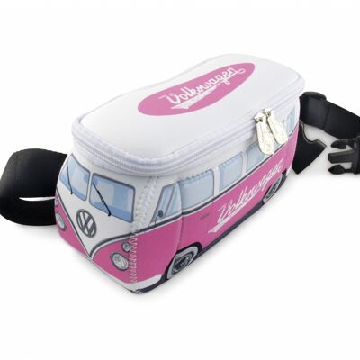 VOLKSWAGEN BUS VW T1 Bus Riñonera de neopreno 3D - rosa