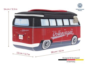 VOLKSWAGEN BUS VW T1 Combi 3D Néoprène Sac universel - rouge/noir 7