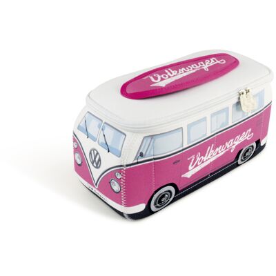VOLKSWAGEN BUS VW T1 Bus 3D Neopren Universaltasche - pink