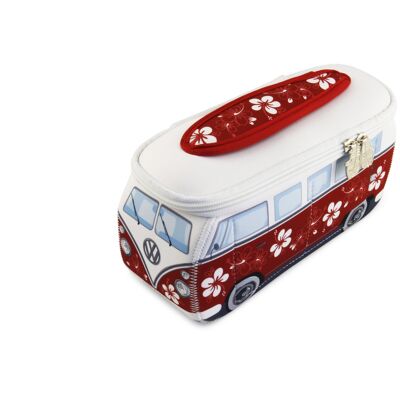 VOLKSWAGEN BUS VW T1 Bus 3D Neoprene Universal Small Bag - Hibiscus/red