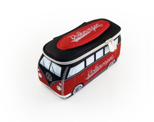 VOLKSWAGEN BUS VW T1 Combi 3D Néoprène Petit Sac universel - rouge/noir