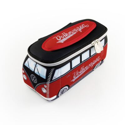 VOLKSWAGEN BUS VW T1 Bus 3D Neoprene Universal Small Bag - red/black