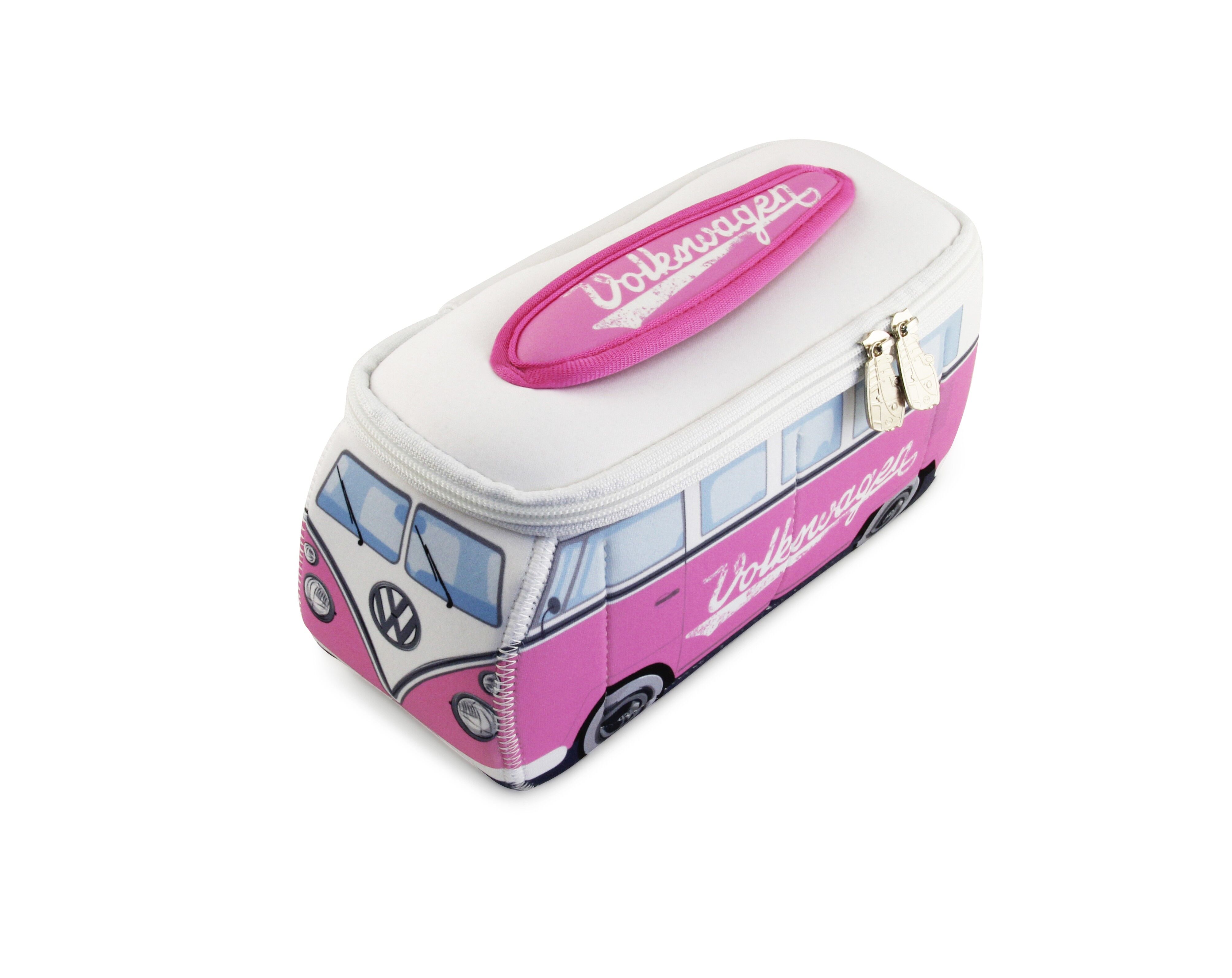Borsa piccola universale in neoprene VOLKSWAGEN BUS VW T1 Bus 3D - rosa
