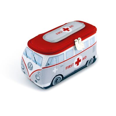 VOLKSWAGEN BUS VW T1 Bus 3D Borsa piccola universale in neoprene - Pronto soccorso/incl. Kit di pronto soccorso