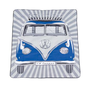 VOLKSWAGEN BUS VW T1 Combi Tapis Pique-niques (200x150cm) dans sac de transport pratique - bleu 1